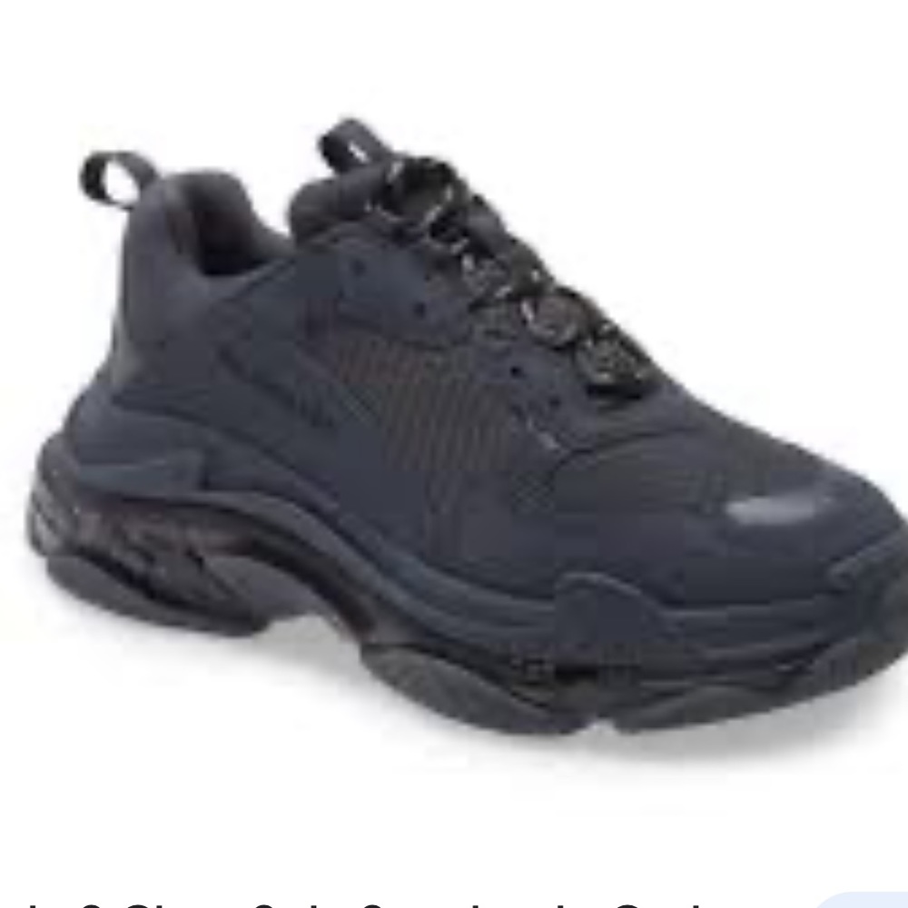 Balenciaga Triple S Clear Sole Sneaker Size 38